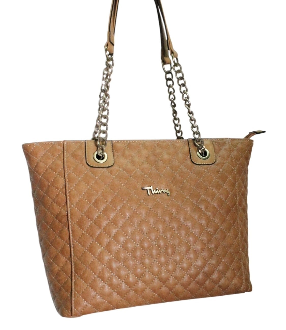 Glam quilted shoulder bag