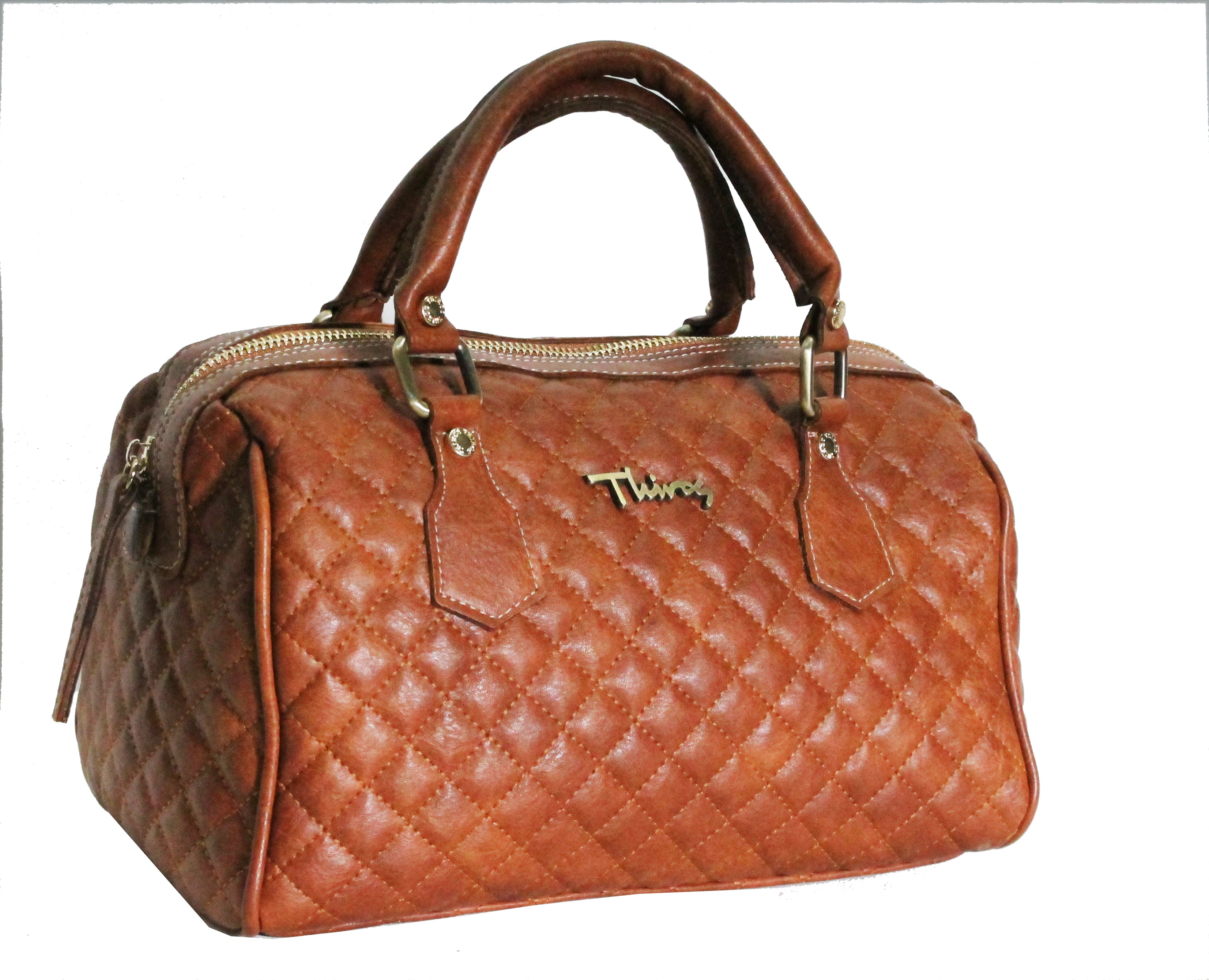 Glam quilted strap handbag