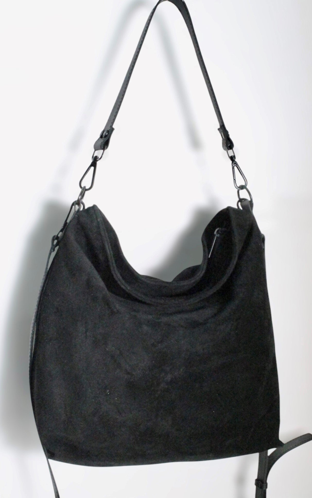 Suede Collection shoulder and crossbody bag