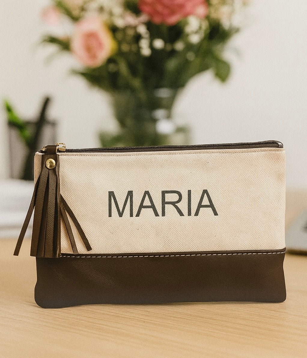 CANVAS-LEATHER CUSTOM BAG