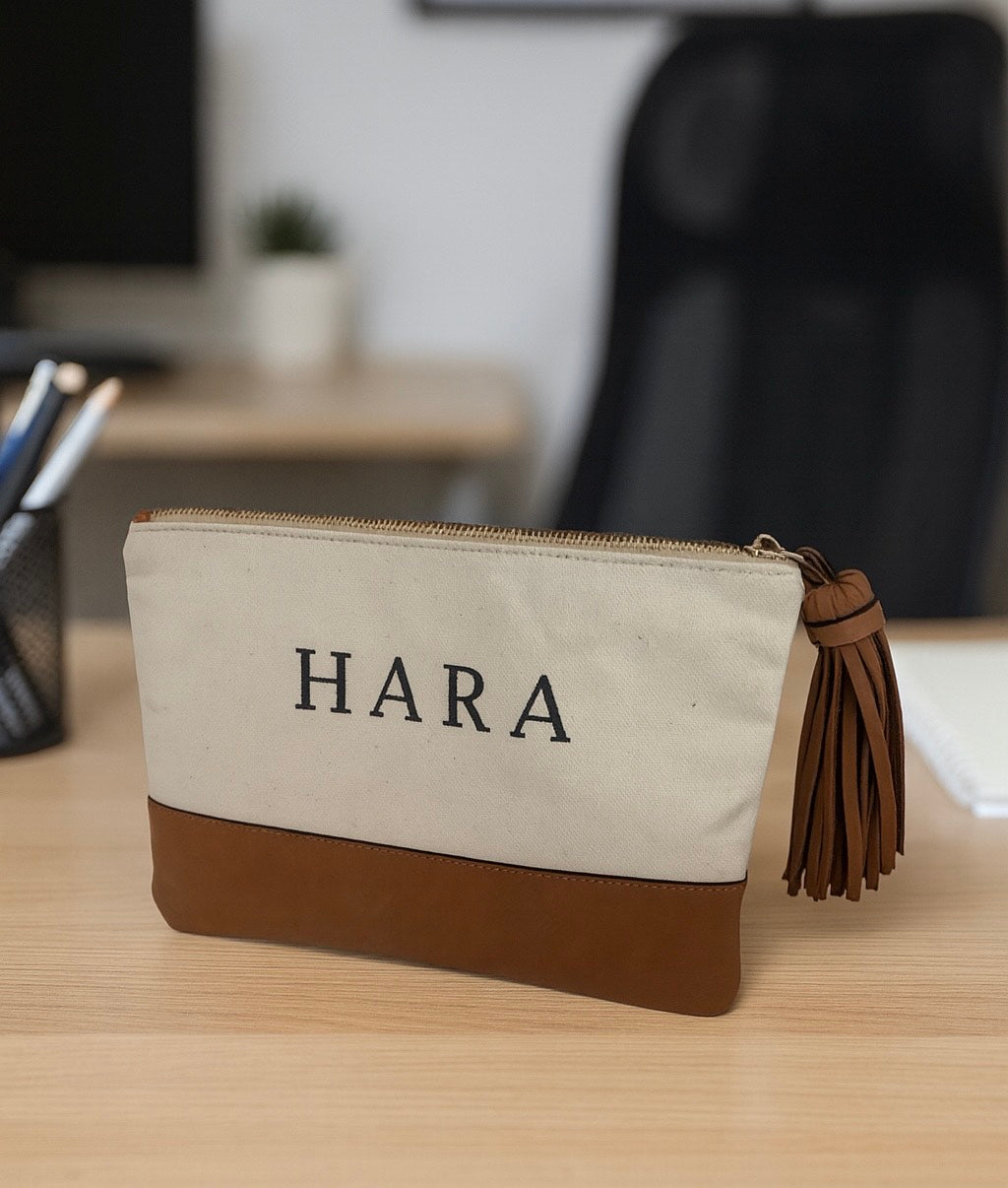 CANVAS-LEATHER CUSTOM BAG