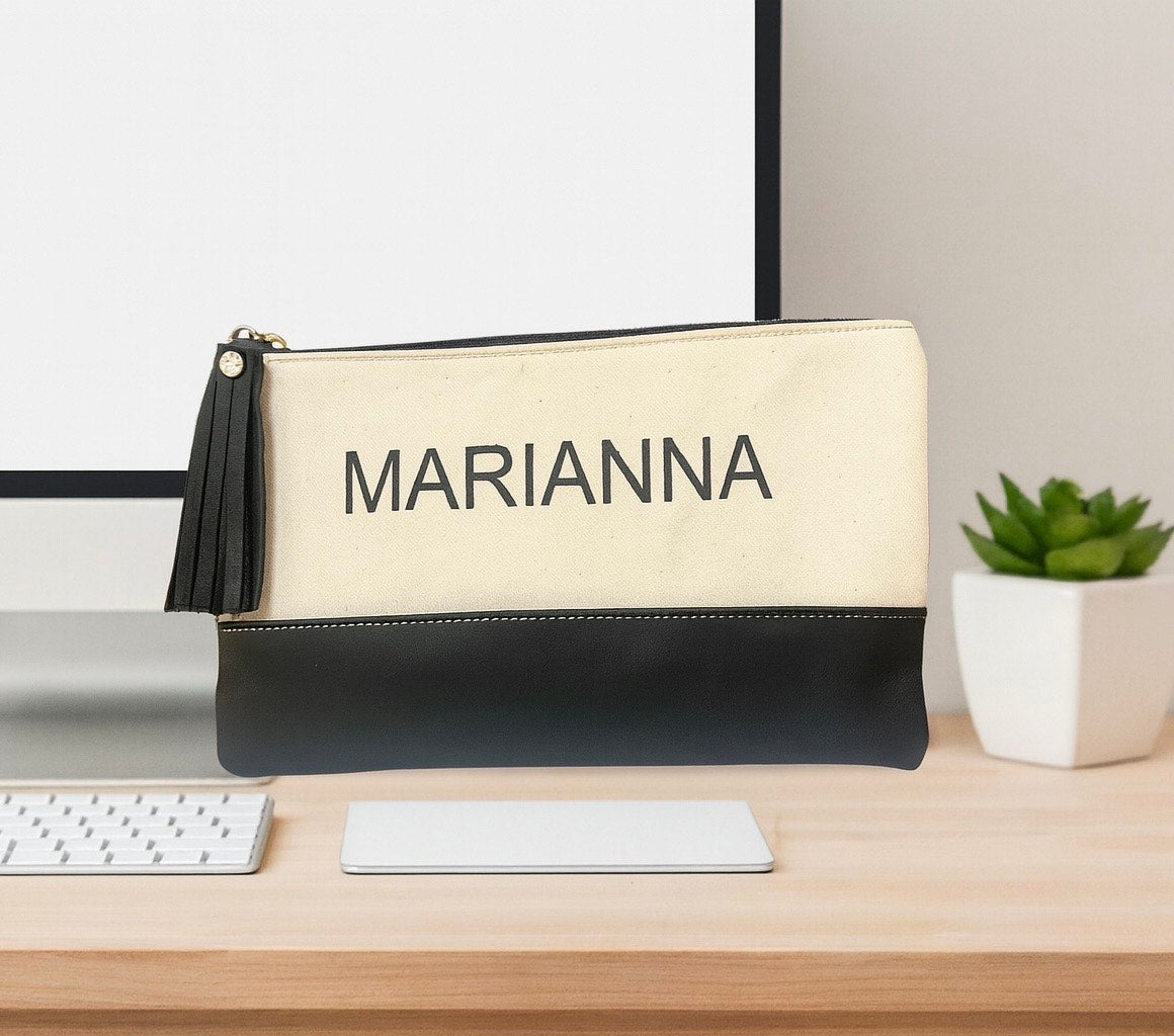 CANVAS-LEATHER CUSTOM BAG