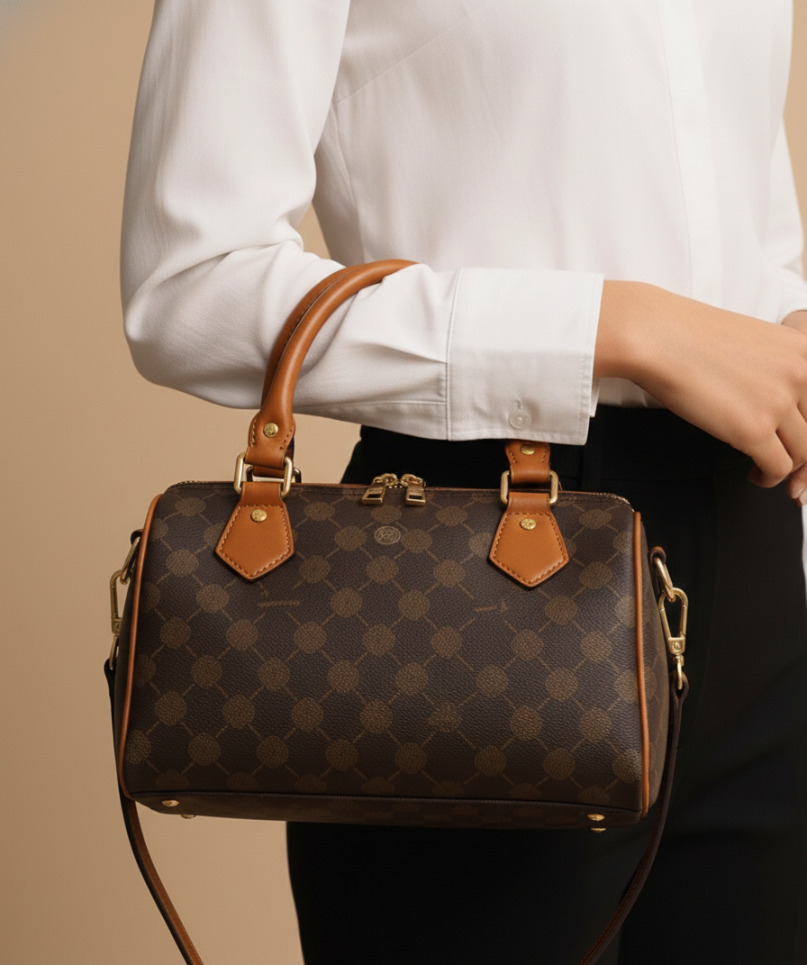 Τσάντα χειρός με λουράκι Vintage Olivia