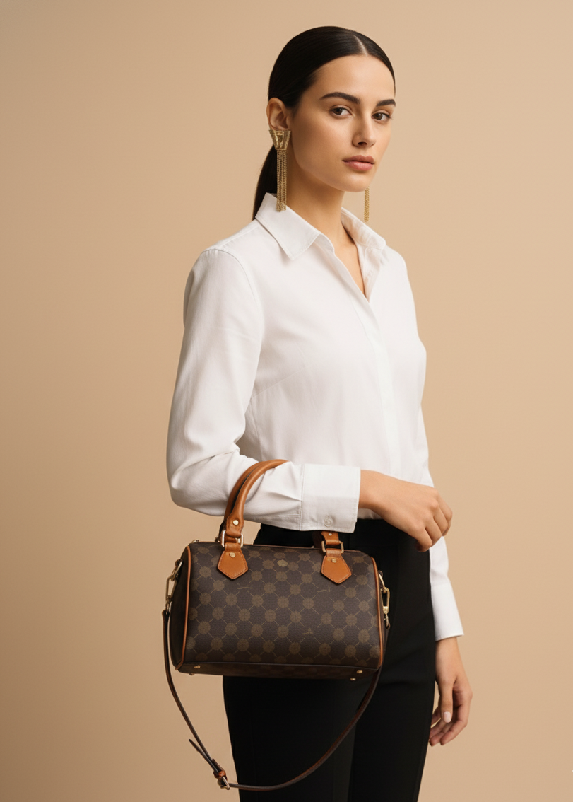 Τσάντα χειρός με λουράκι Vintage Olivia