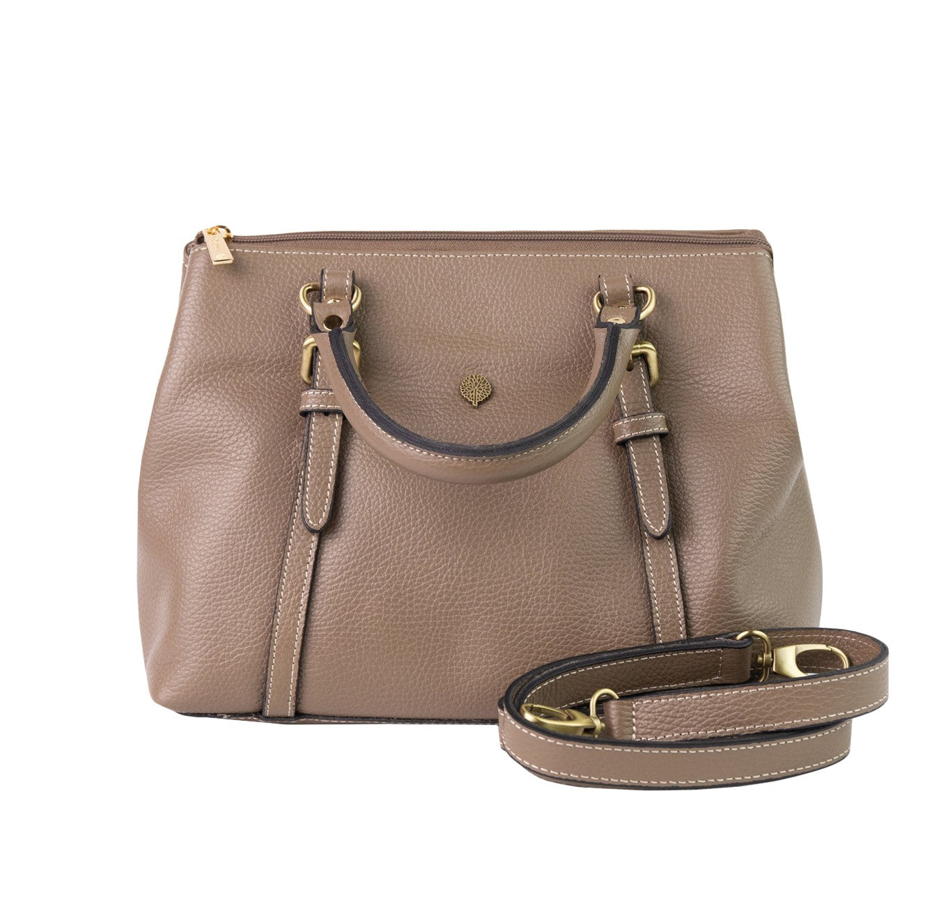 Terra Leather handbag with strap