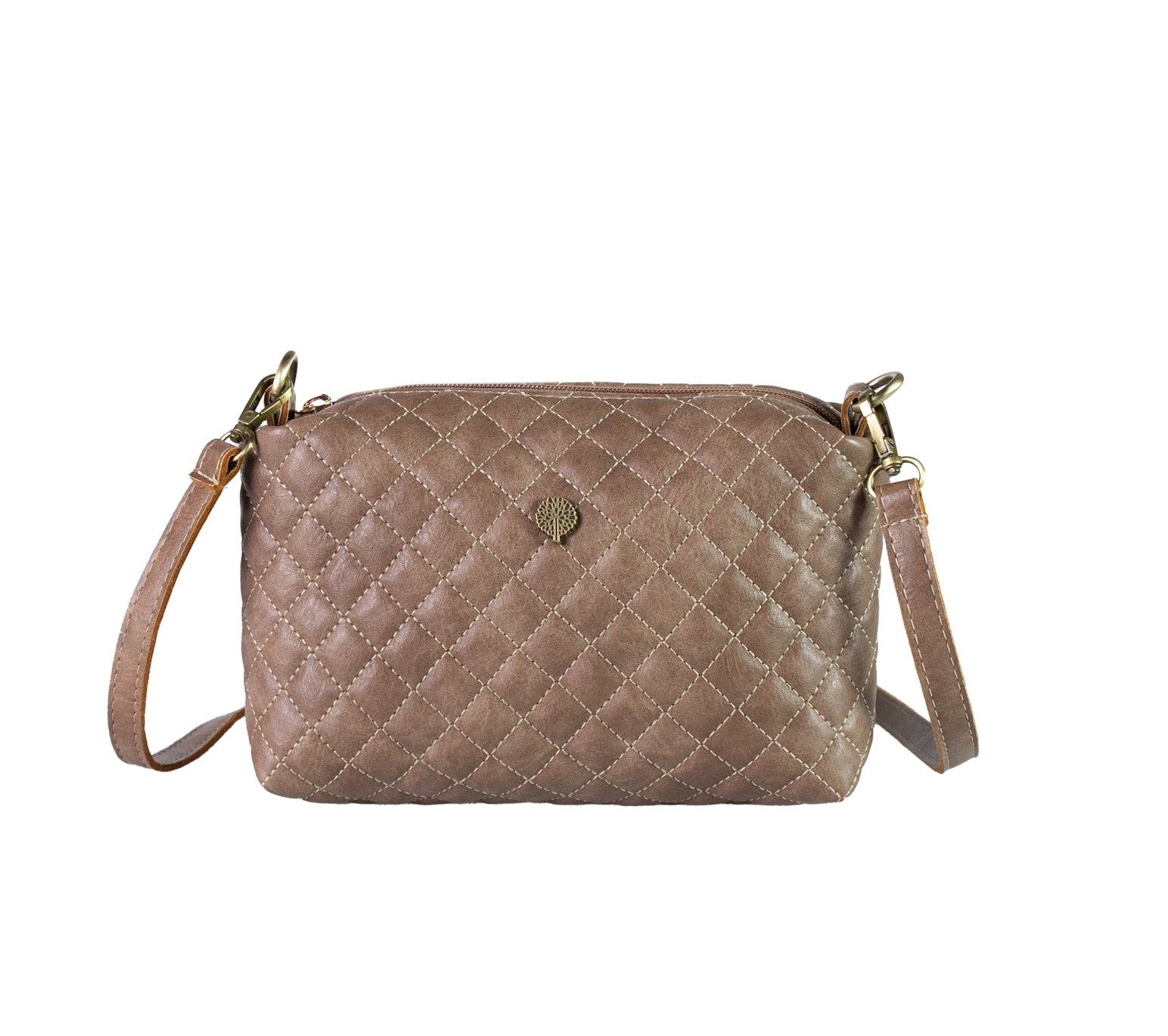 Quilted crossbody glam bag